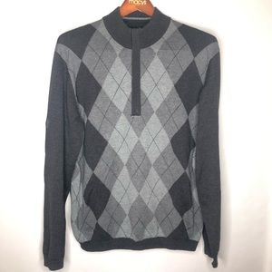 Ashworth Men’s Large Argyle Long Sleeve Sweater and Vest